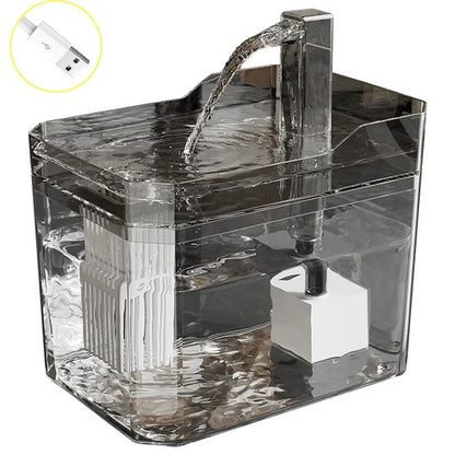 Automatic Cat Water Fountain with Circulating Filtration System for Intelligent Pet Hydration
