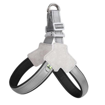 Reflective No-Pull Pet Harness for Small to Medium Dogs and Cats - Adjustable Vest for Pugs, Chihuahuas, and Bulldogs