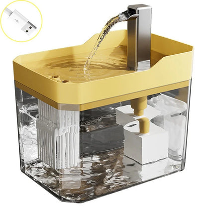 Automatic Cat Water Fountain with Circulating Filtration System for Intelligent Pet Hydration