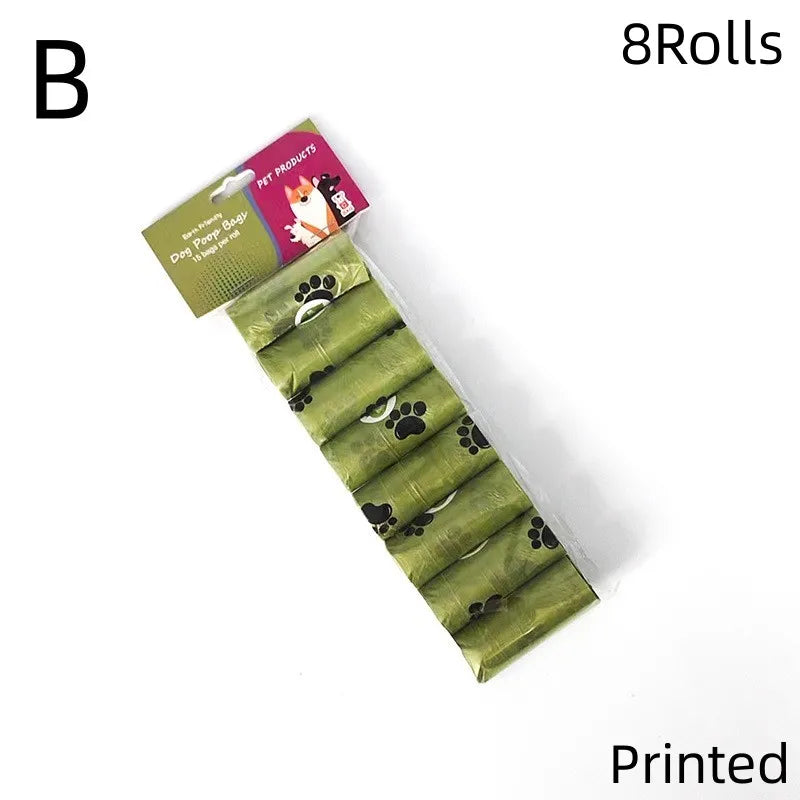 Eco-Friendly Biodegradable Dog Poop Bags - Thickened, Portable & Scented with Organizer for Stress-Free Outdoor Walks