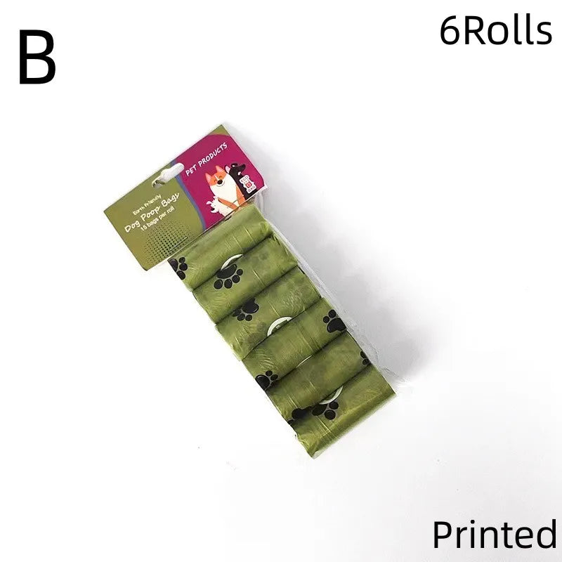 Eco-Friendly Biodegradable Dog Poop Bags - Thickened, Portable & Scented with Organizer for Stress-Free Outdoor Walks