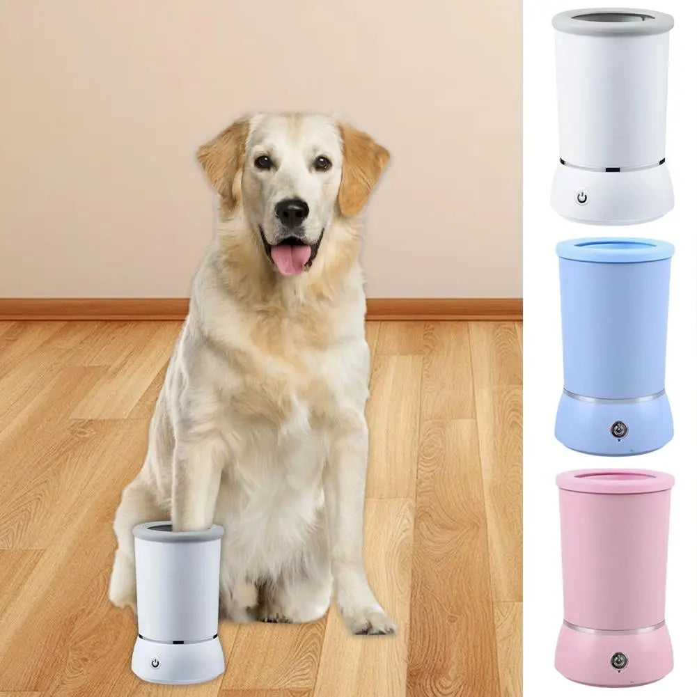 Revolutionary Automatic Dog Paw Cleaner - Effortless Grooming with Quiet Operation and Convenient USB Charging