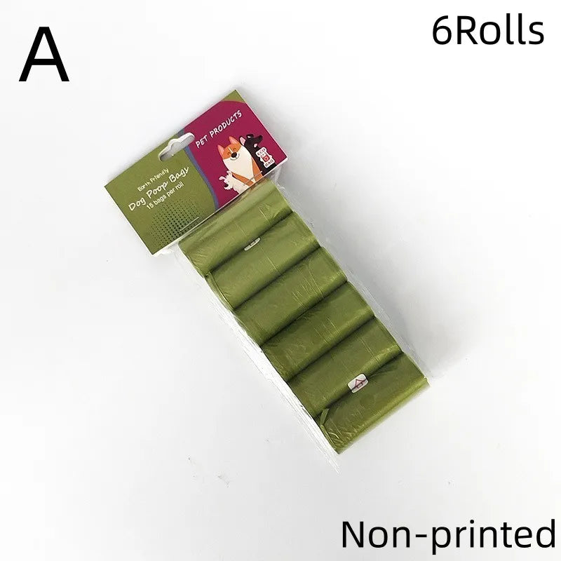 Eco-Friendly Biodegradable Dog Poop Bags - Thickened, Portable & Scented with Organizer for Stress-Free Outdoor Walks