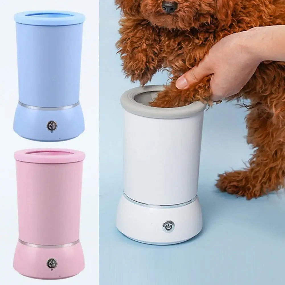 Revolutionary Automatic Dog Paw Cleaner - Effortless Grooming with Quiet Operation and Convenient USB Charging