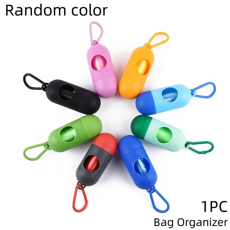 Eco-Friendly Biodegradable Dog Poop Bags - Thickened, Portable & Scented with Organizer for Stress-Free Outdoor Walks