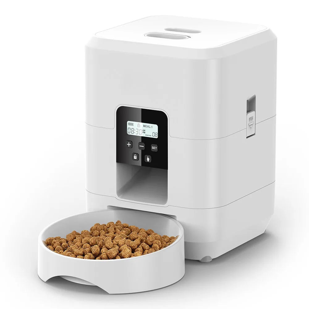 Smart 2L Automatic Pet Feeder with Timer and Camera - Perfect for Cats and Dogs!