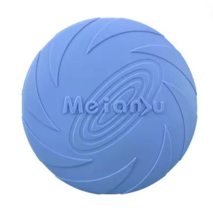 Eco-Friendly Silicone Flying Disk Toy for Dogs - Interactive Training and Chew-Resistant Pet Supply