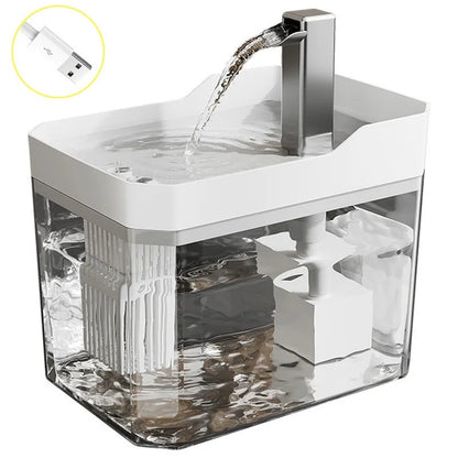 Automatic Cat Water Fountain with Circulating Filtration System for Intelligent Pet Hydration