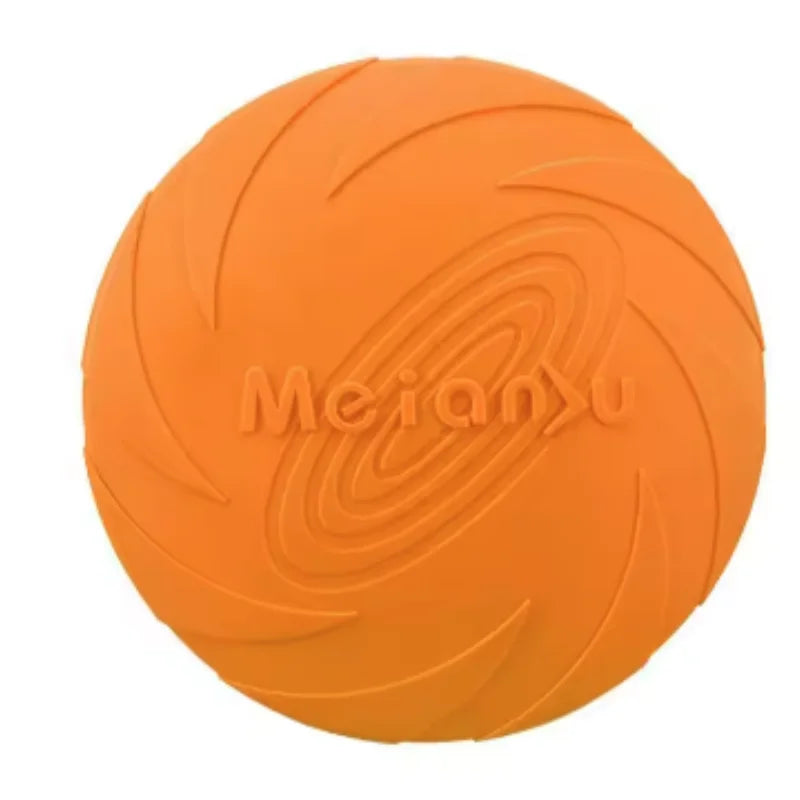 Eco-Friendly Silicone Flying Disk Toy for Dogs - Interactive Training and Chew-Resistant Pet Supply